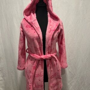 Juicy Couture Vibrant Pink Hooded Wrap